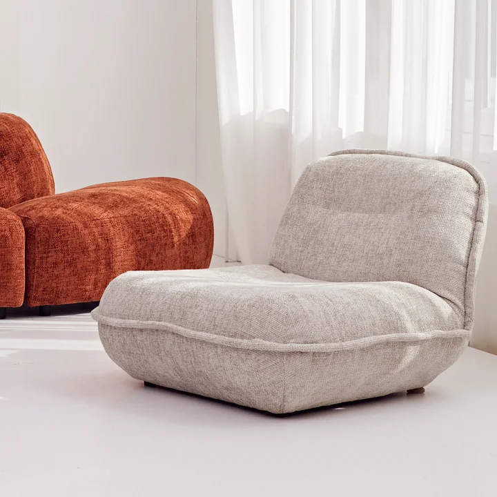 Pols Potten - Puff Lounge Sessel, weiss
