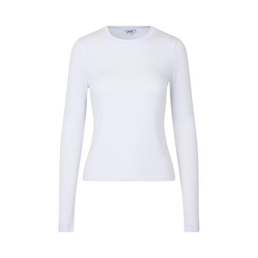 mbyM Christina-M Langærmet T-shirt, Optical White, XL