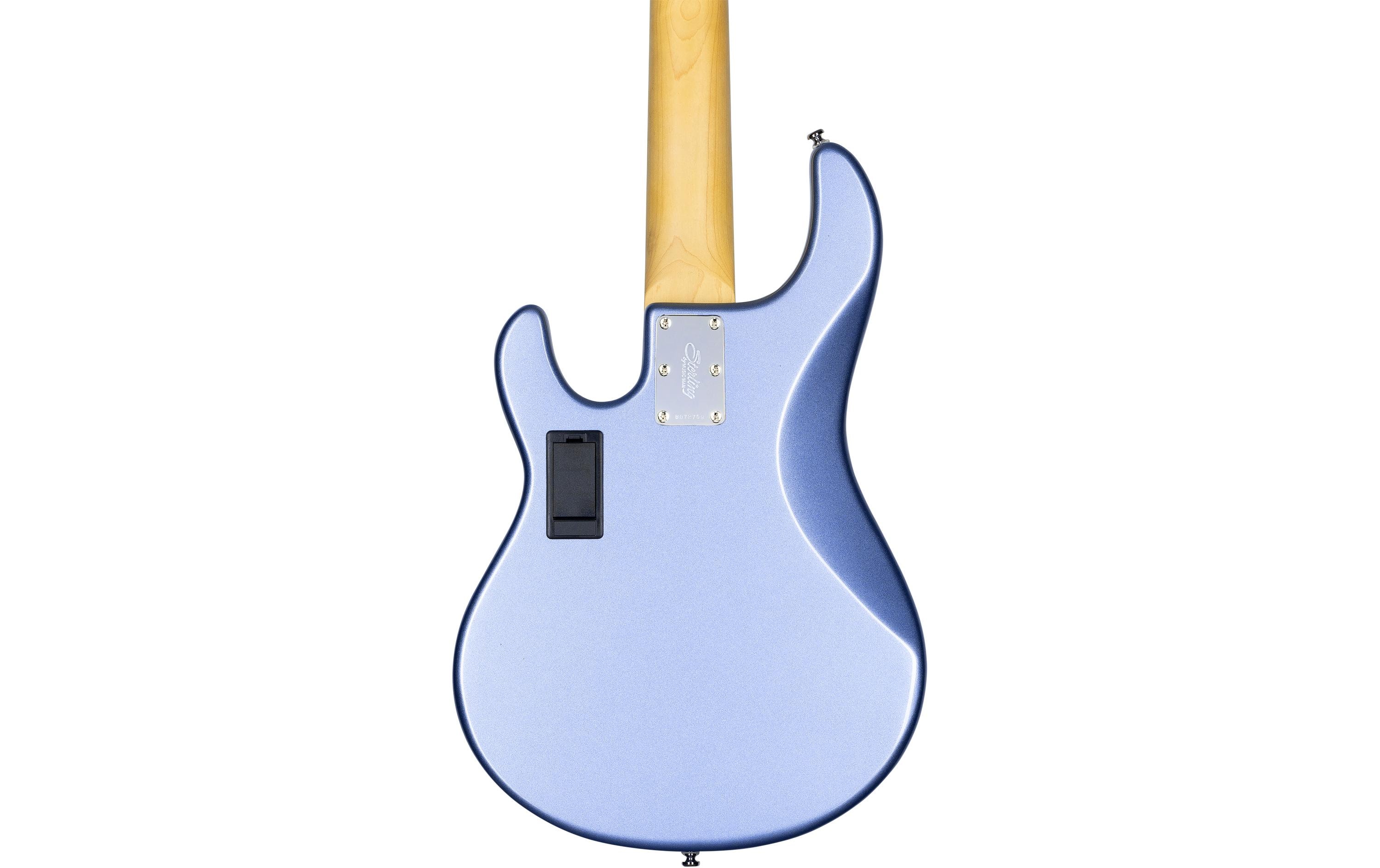E-Bass StingRay Ray5HH – Lake Blue Metallic<br>5-seitiger Bass mit Aktivelektronik und 2 Humbucker