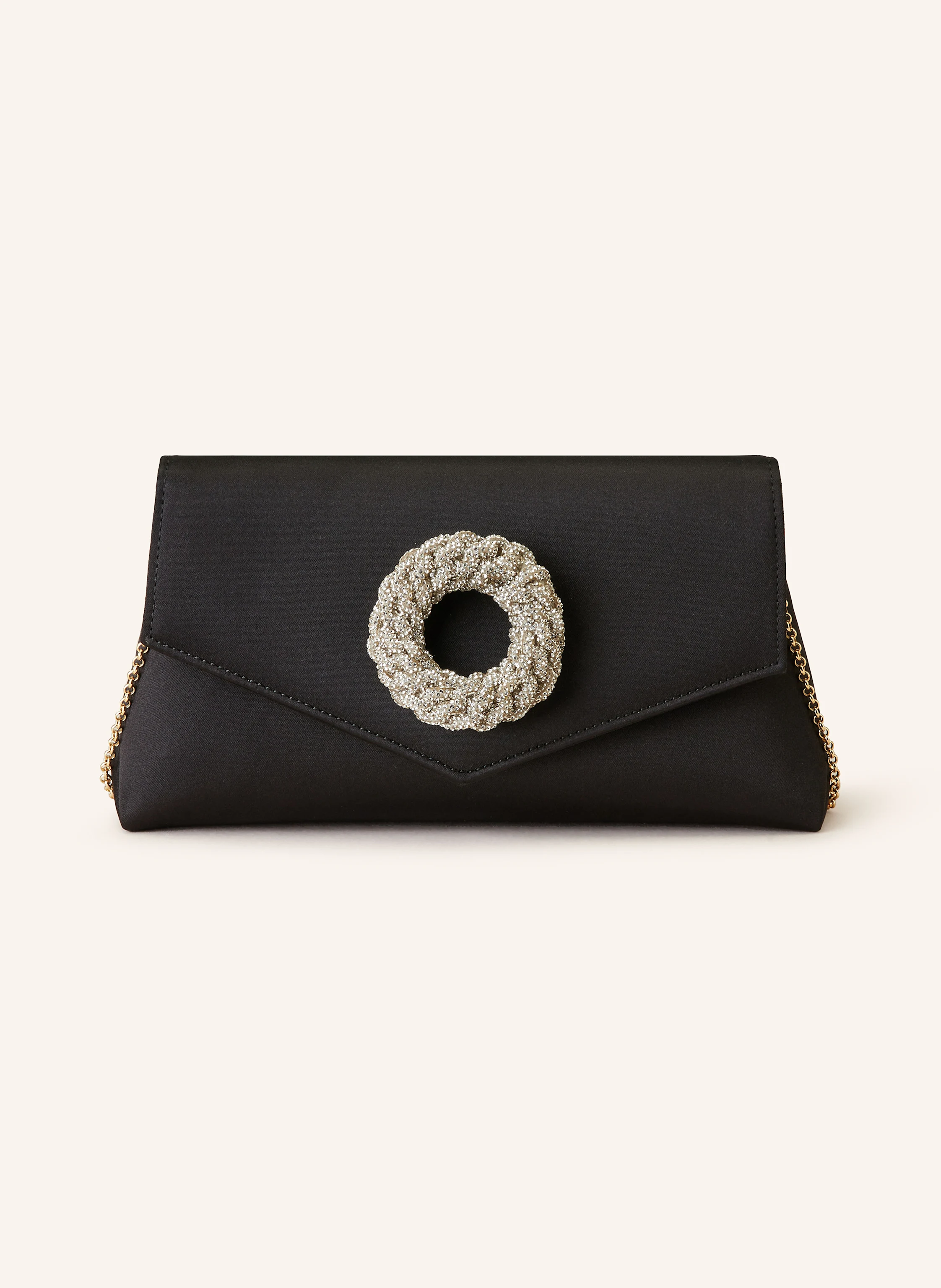 HIBOURAMA Clutch KATY mit Schmucksteinen