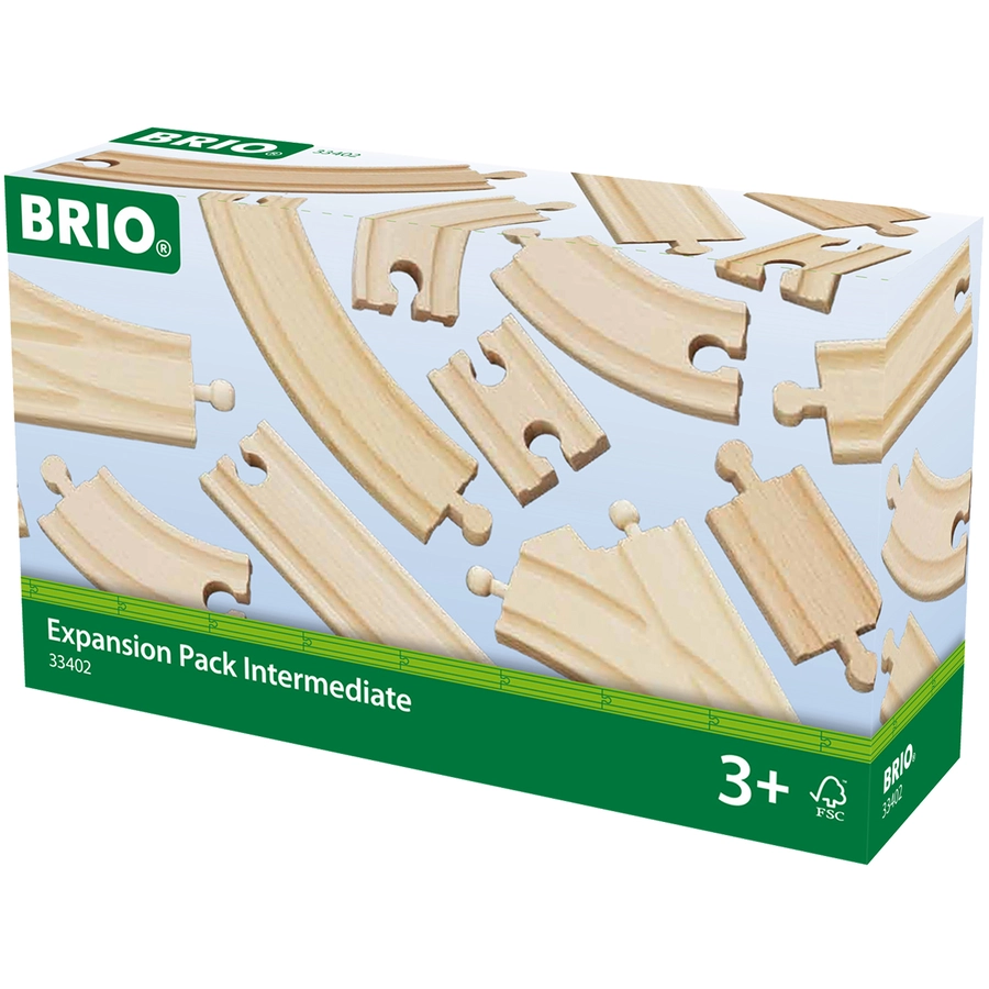 BRIO® WORLD Mittleres Schienensortiment 33402