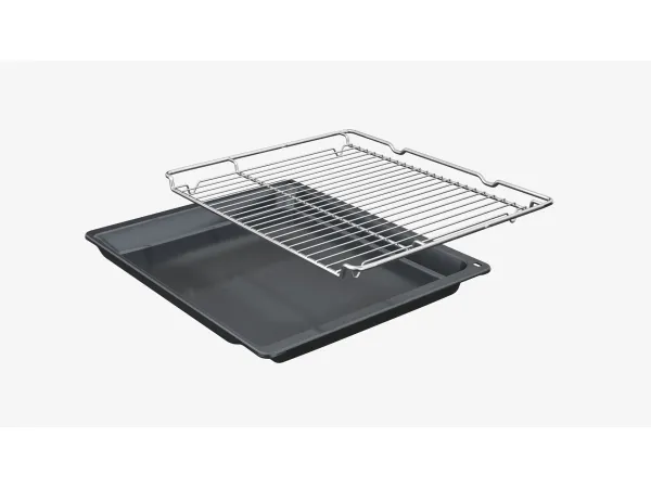 Bosch Serie | 6 HBA578BB0 - Ovn - til indbygning - niche - bredde: 56 cm - dybde: 55 cm - højde: 58.5 cm - med selv-rengøring - Klasse A - sort