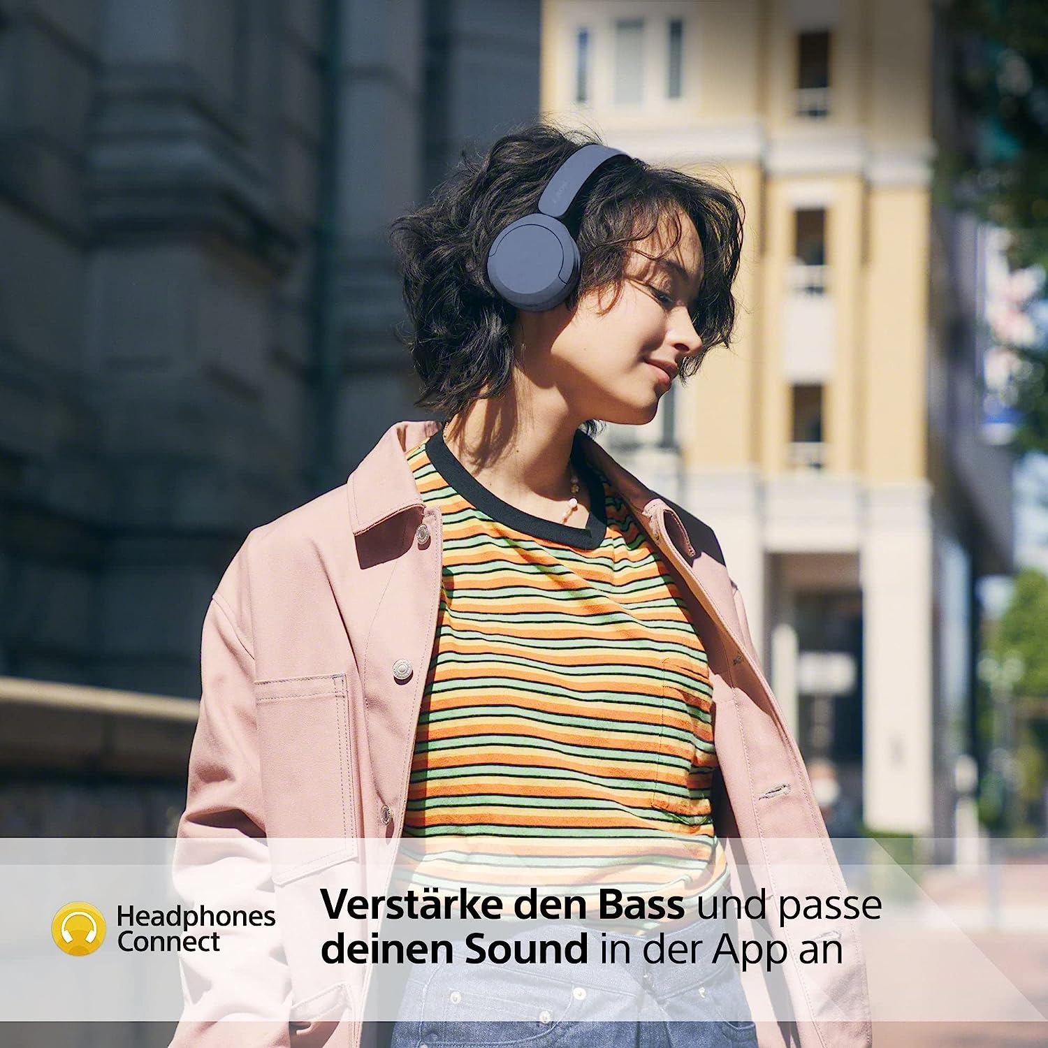 WH-CH520 Bluetooth 5.2 Kopfhörer On-Ear Headset mit Sprachsteuerung (WHCH520L.CE7) - Blau