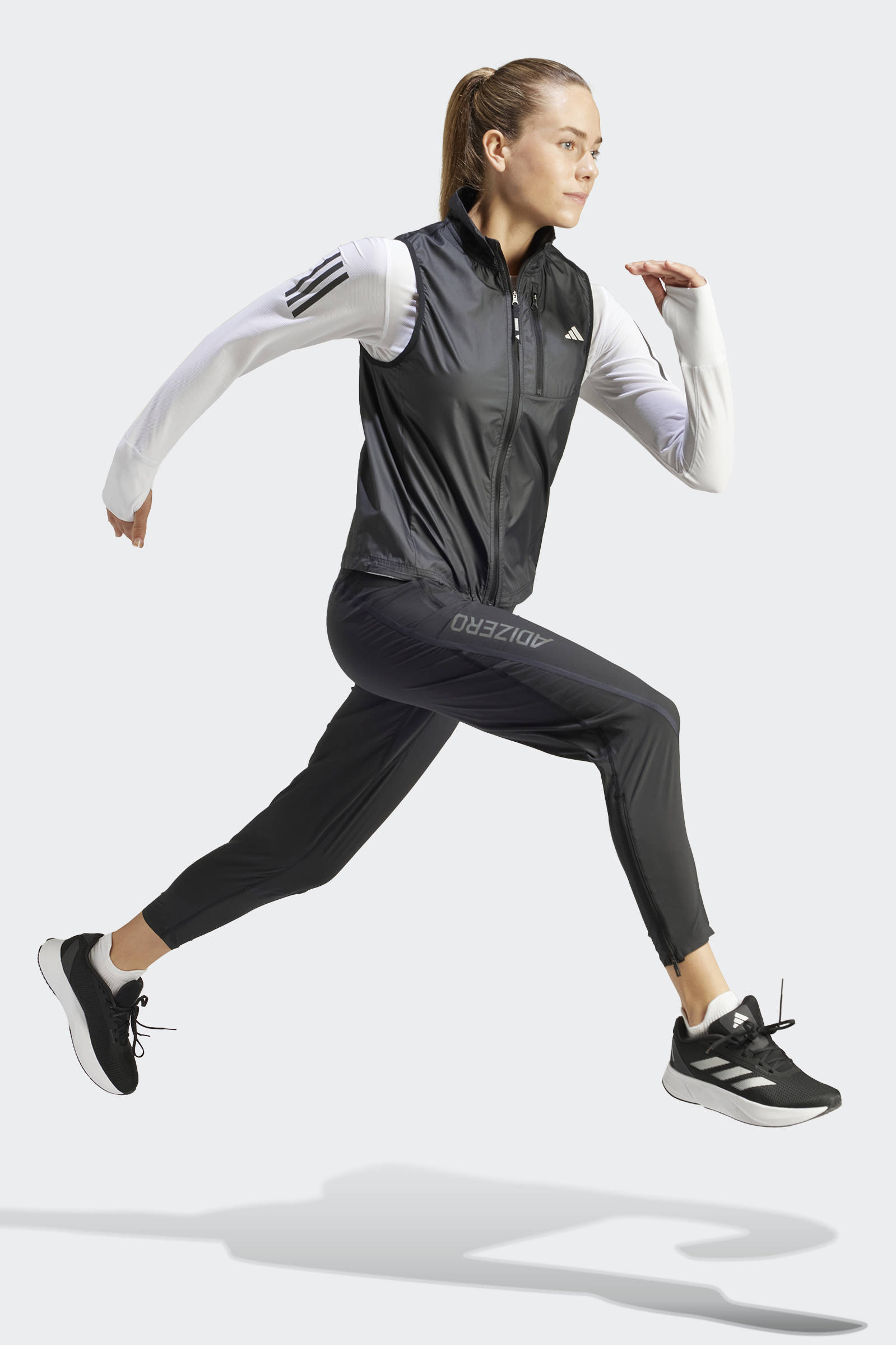 adidas sport bodywarmer zwart
