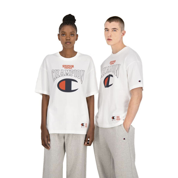 Champion CREWNECK T-SHIRT Black beauty