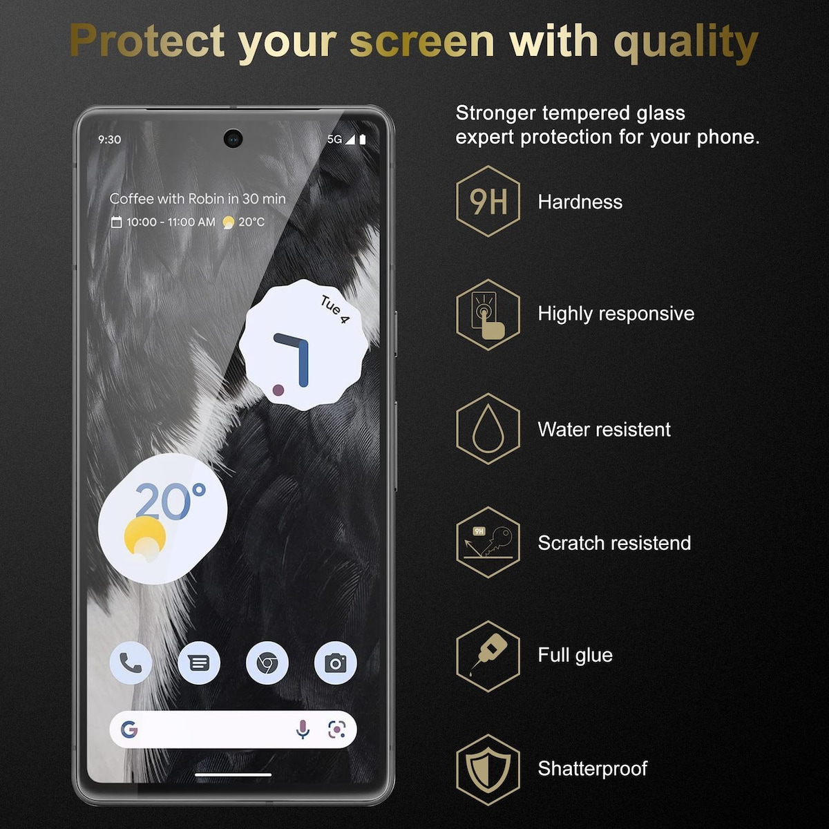 Google PIXEL 7 Skjermbeskytter Skärmskydd