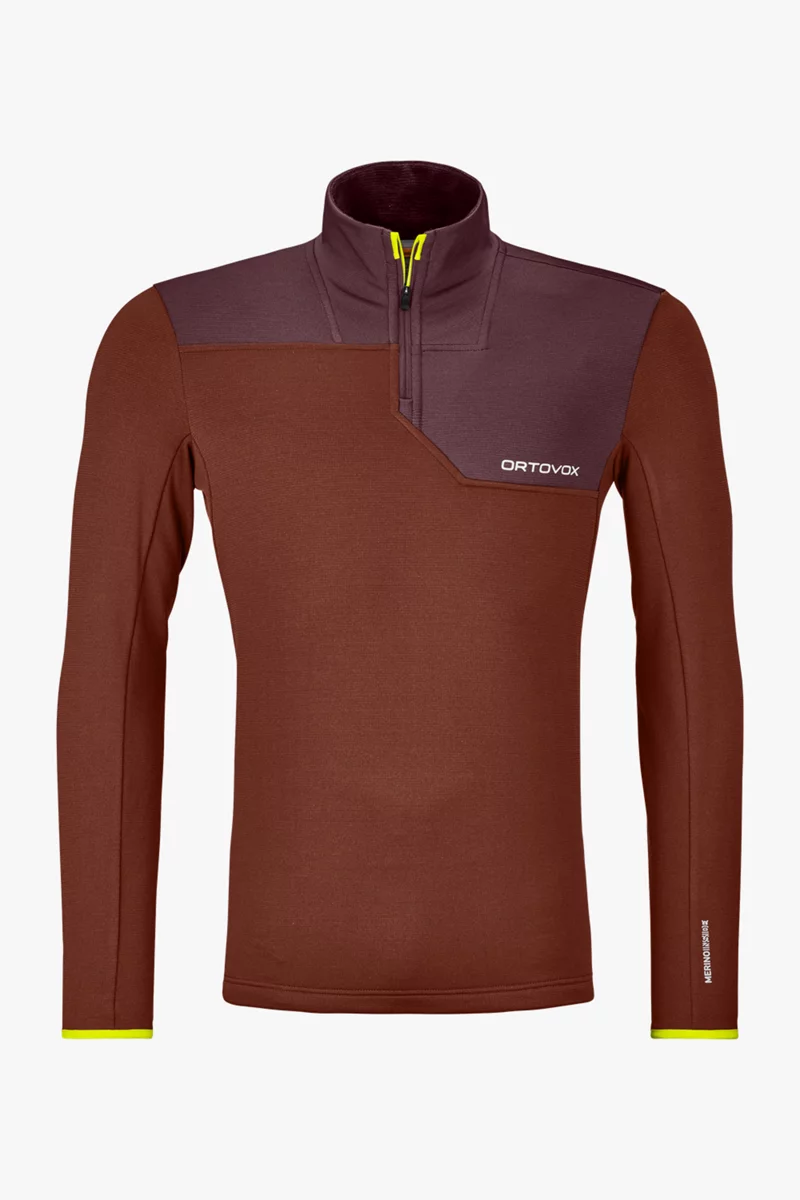 Ortovox Fleece Light Zip Neck Herren Midlayer