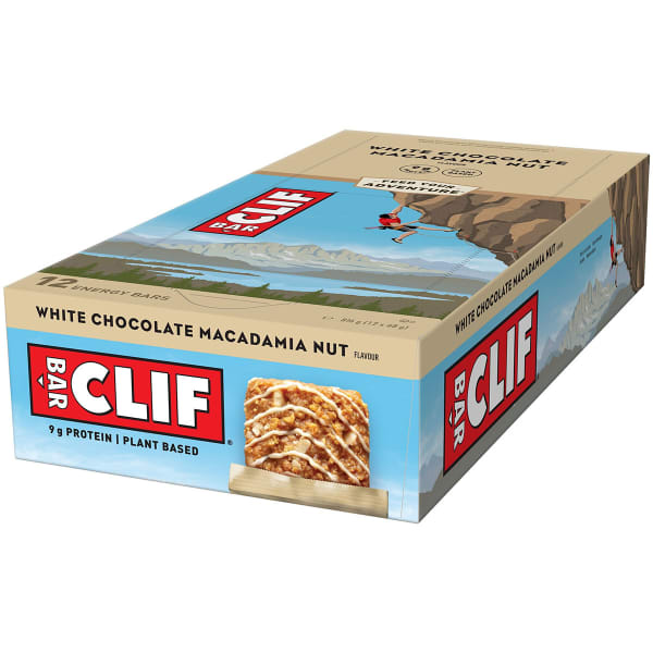 Barres énergétiques CLIF BAR WHITE CHOC MACADAMIA PACK UNICOLORE