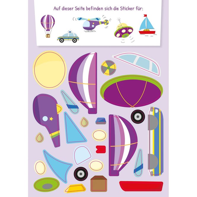 Schritt für Schritt - Stickern - Fahrzeuge