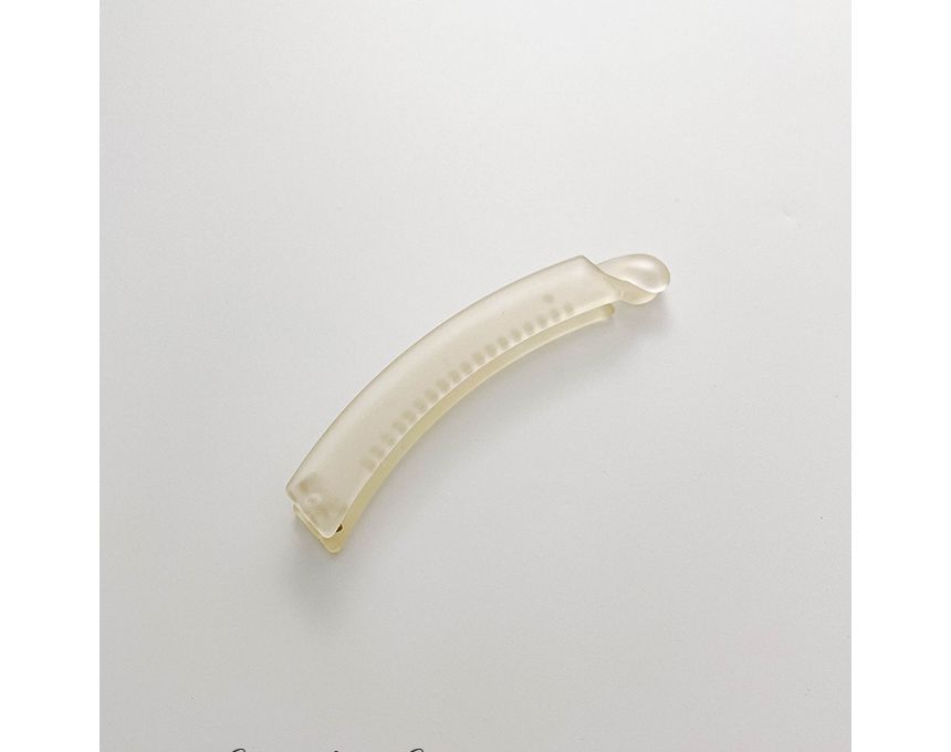 LIDO - Frosted Clear Banana Clip