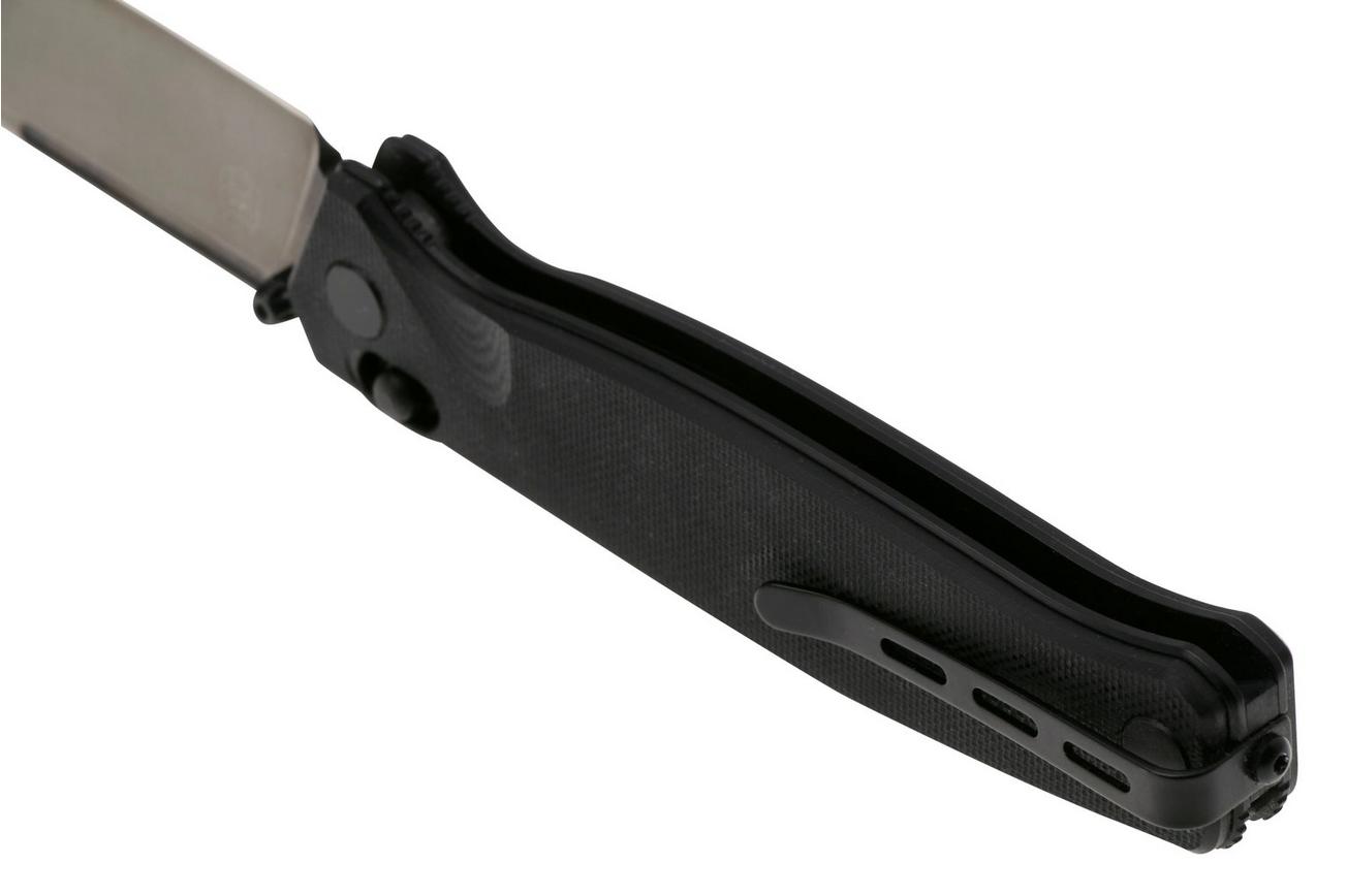 Real Steel Huginn Ultra 7654BB, Black S35VN, Black G10 zakmes, Ivan Braginets design