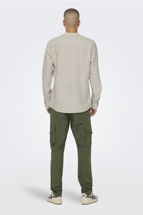 Only & Sons grijze heren overhemd