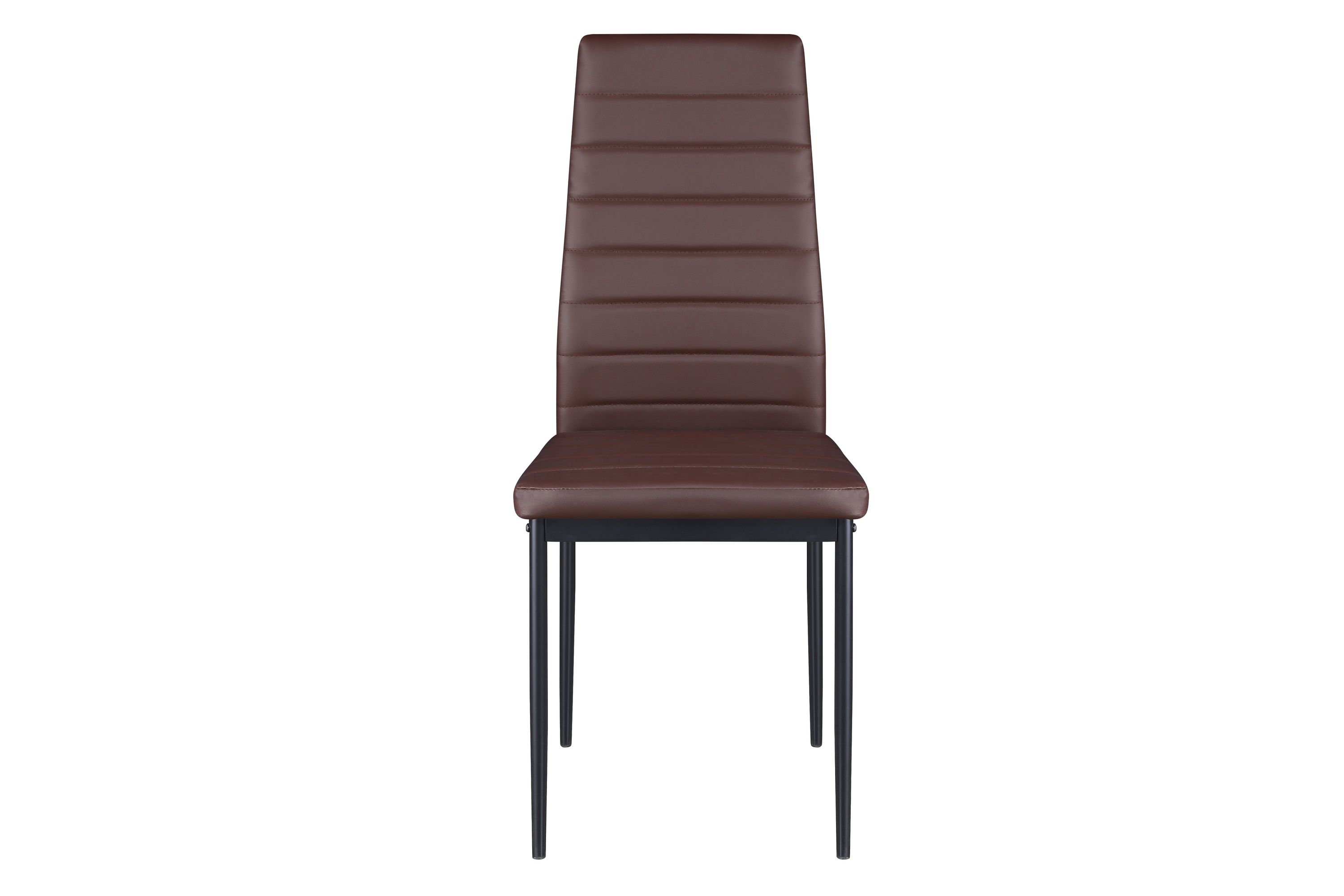 Esszimmerstuhl Leder TIM 6er Set braun