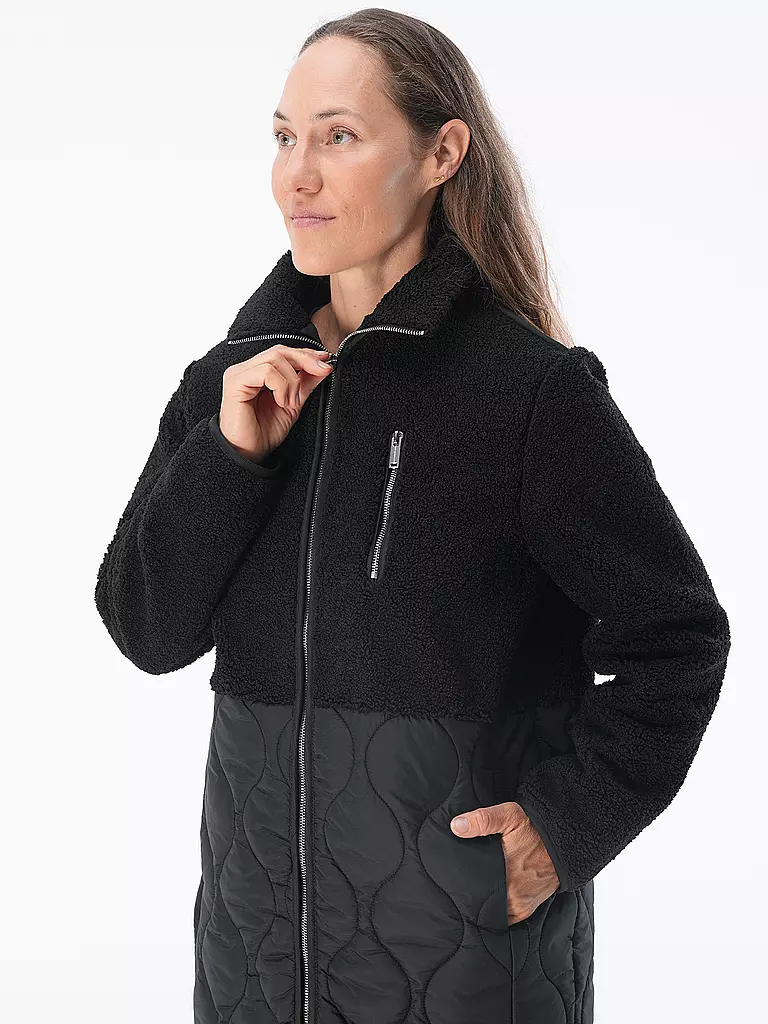RINO&PELLE Jacke in Felloptik JUR schwarz