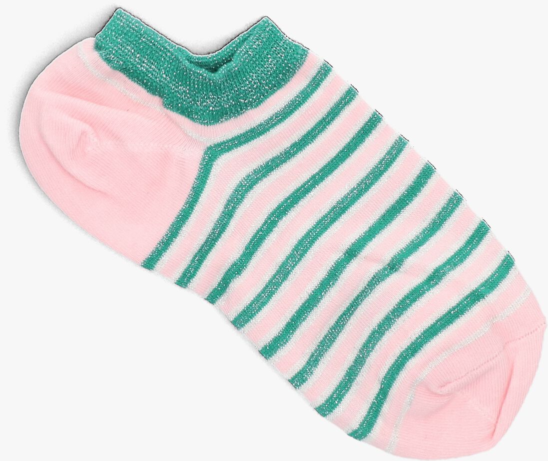 BECKSONDERGAARD groene becksondergaard sokken sneakie multi stripe sock