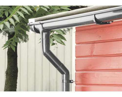 Marley gootset voor 3 m zijlengte, antraciet metallic DB703, nominale breedte 75 mm