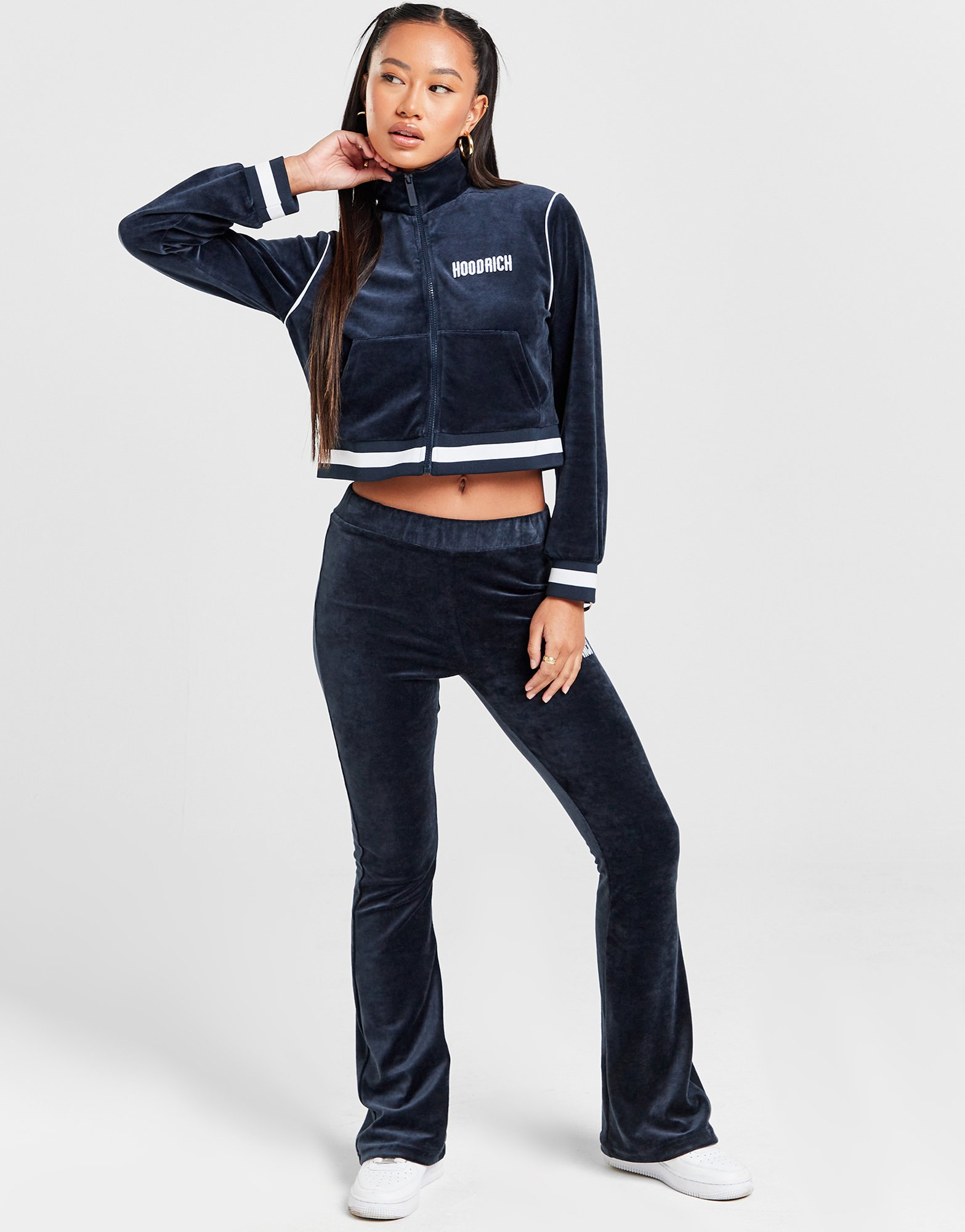 Hoodrich Sweat à Capuche Velours Femme