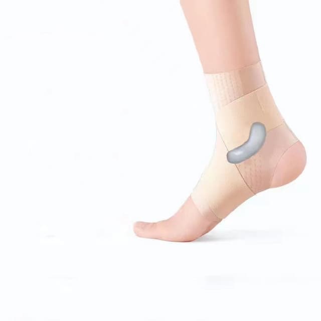 Ultratynd usynlig ankelstøtte Beige L