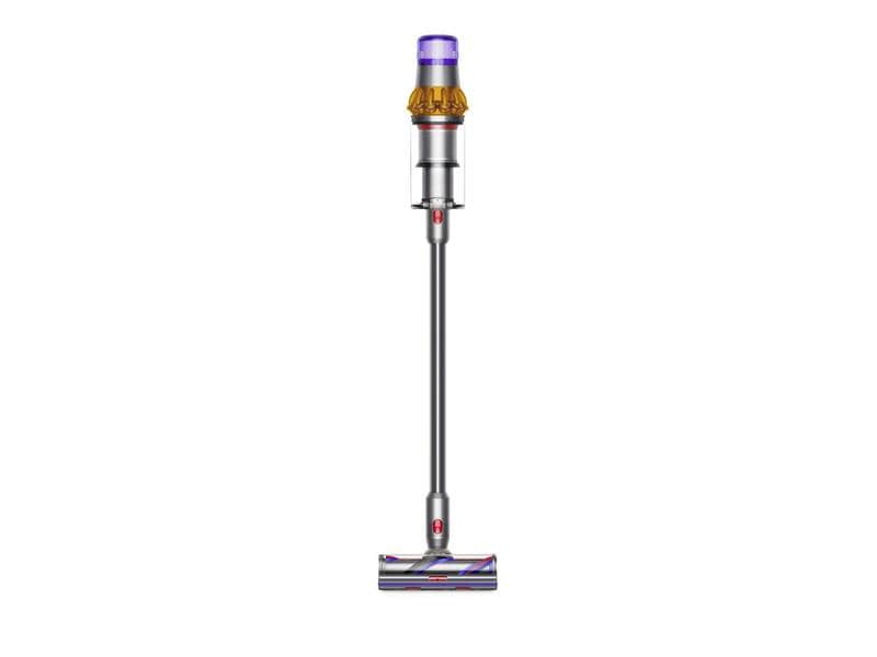 Dyson Akku-Hand- und Stielsauger V15 Detect Absolute Nickel Kabelloser Akkustaubsauger mit Wandhalterung