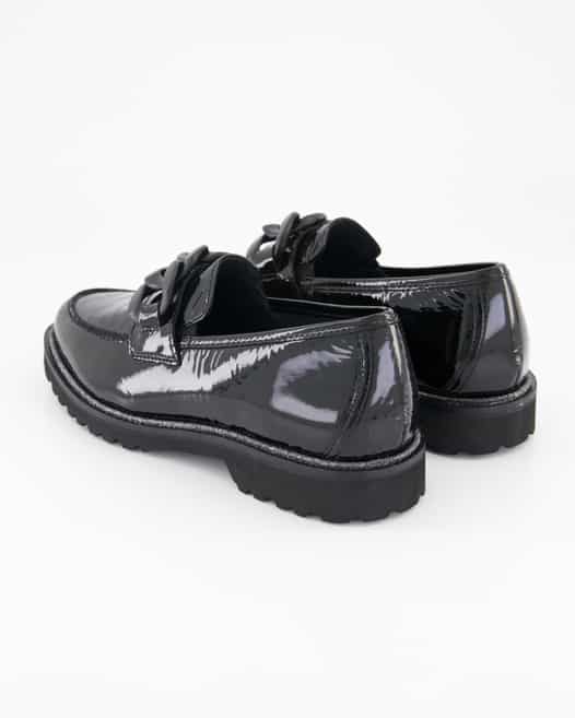 Sioux Meredith-744-H Slipper in Schwarz