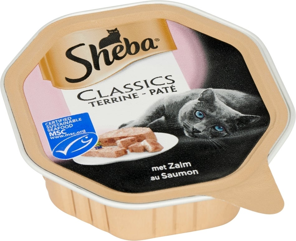Sheba classic alu paté zalm 85 g