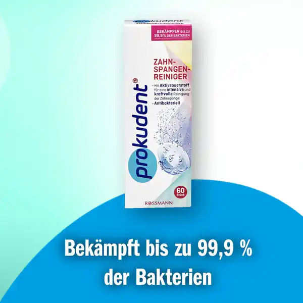 Zahnspangenreiniger Tabletten