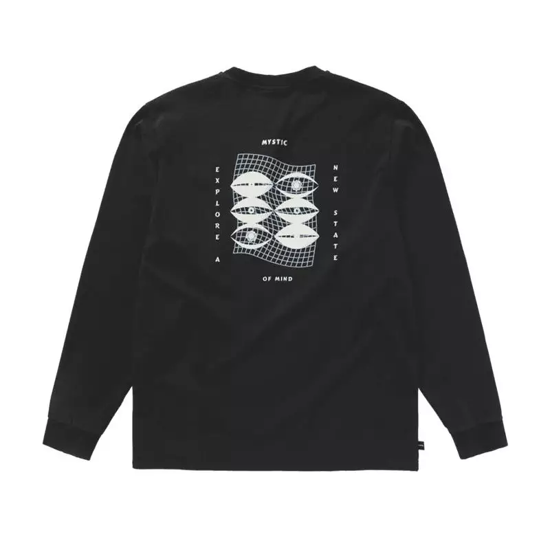 Tee shirt MYSTIC Tresspass L/S Tee Black
