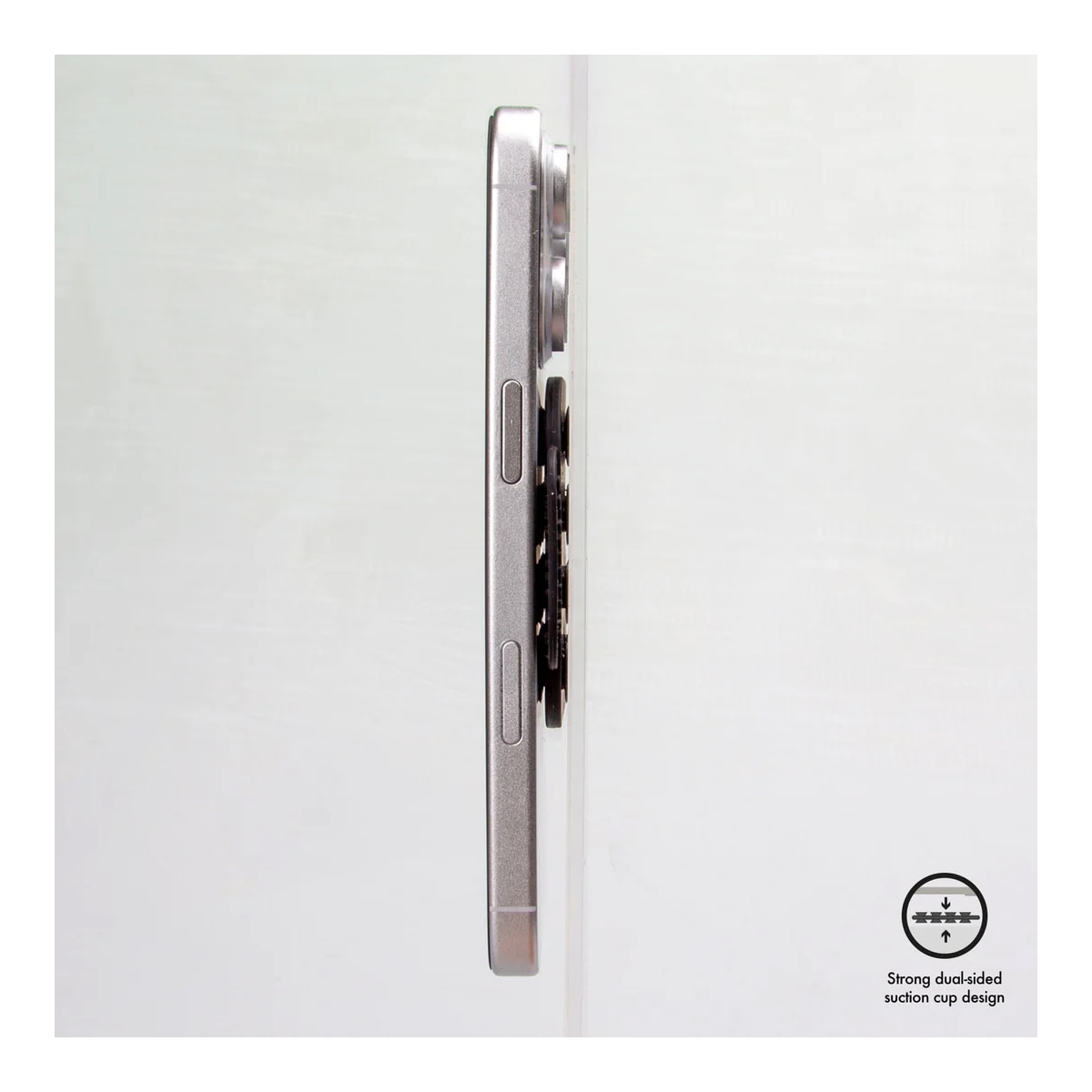 SBS universal sugekoppholder (sort)
