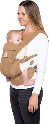 Ergobaby Omni Breeze Bæresele, Camel Brown