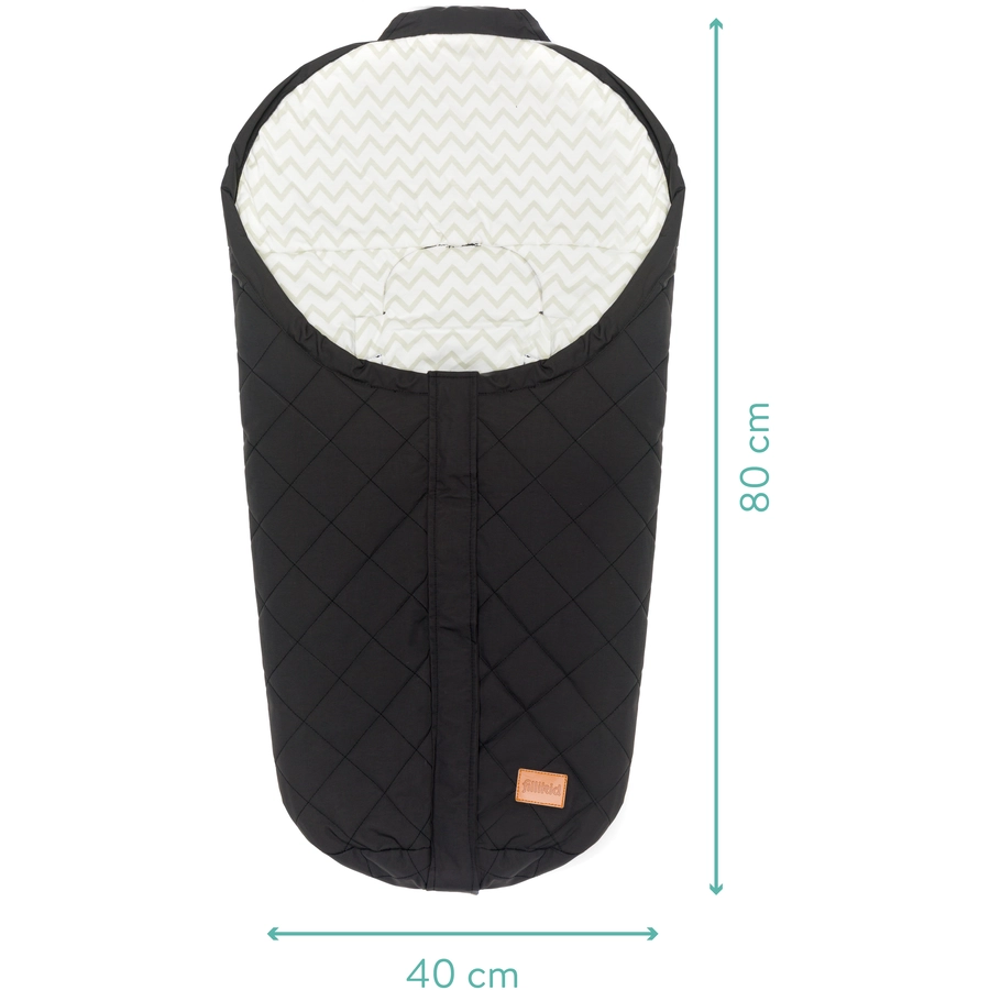 fillikid Sommerfußsack Light Small Gruppe 0 Schwarz
