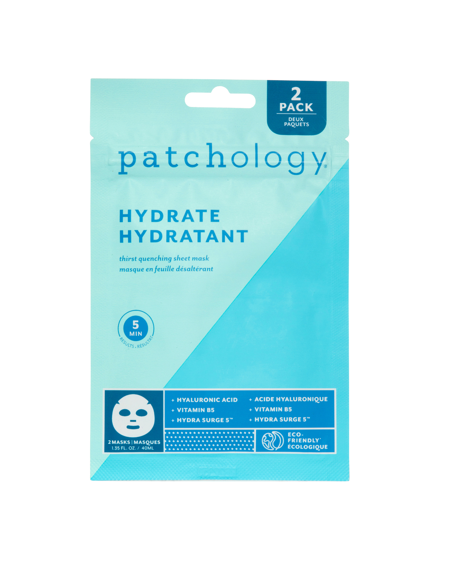 Patchology Hydrate Sheet Mask 2stk