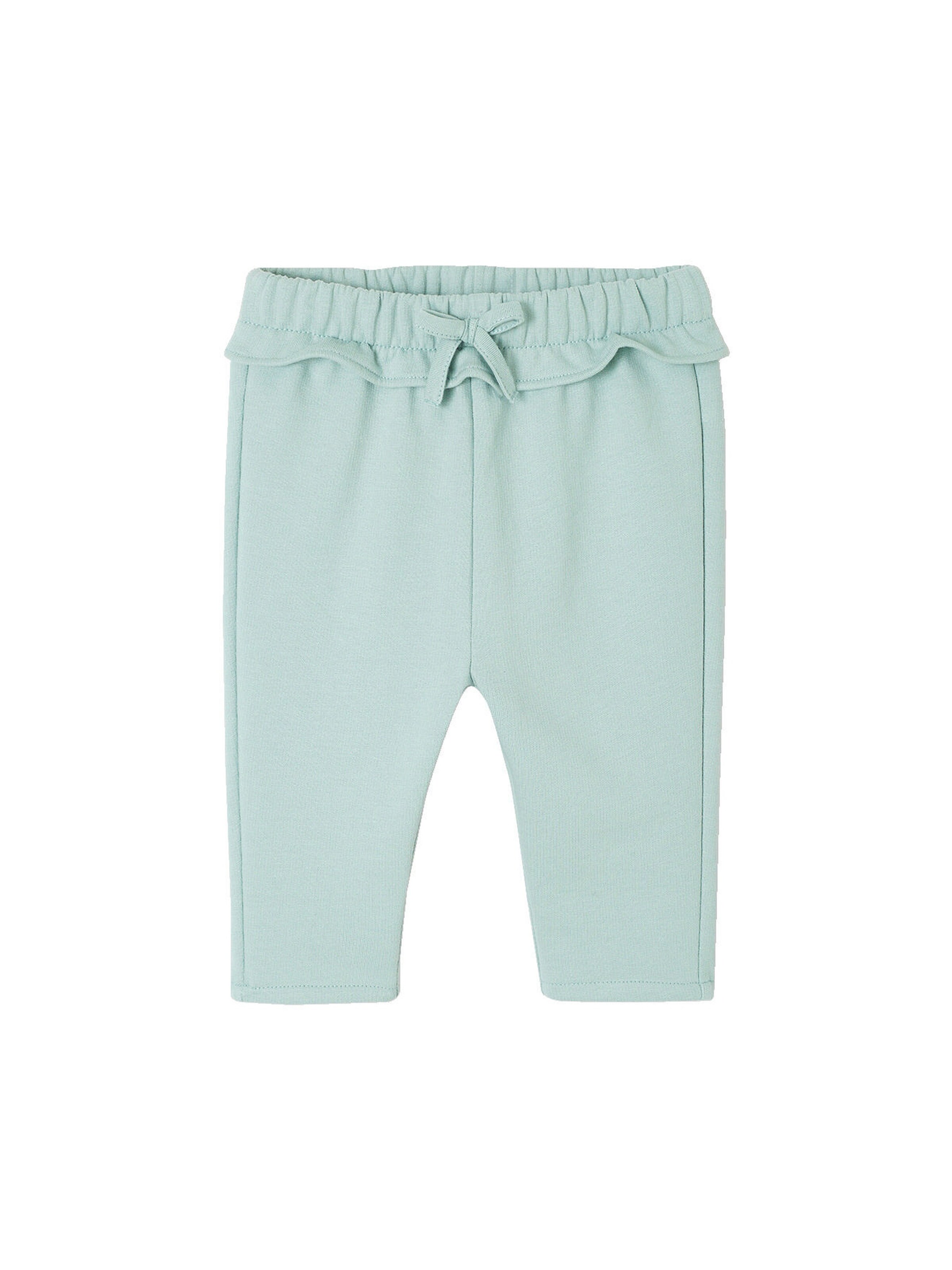 Vertbaudet Mädchen Baby Sweathose BASIC mit Recycling-Polyester graublau