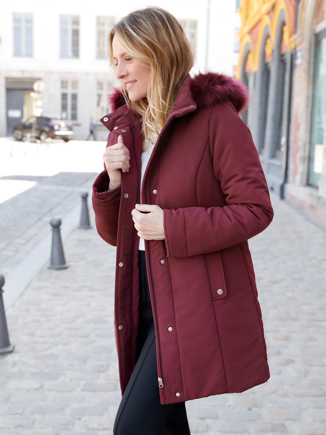 Parka déperlante stature moins d'1,60m