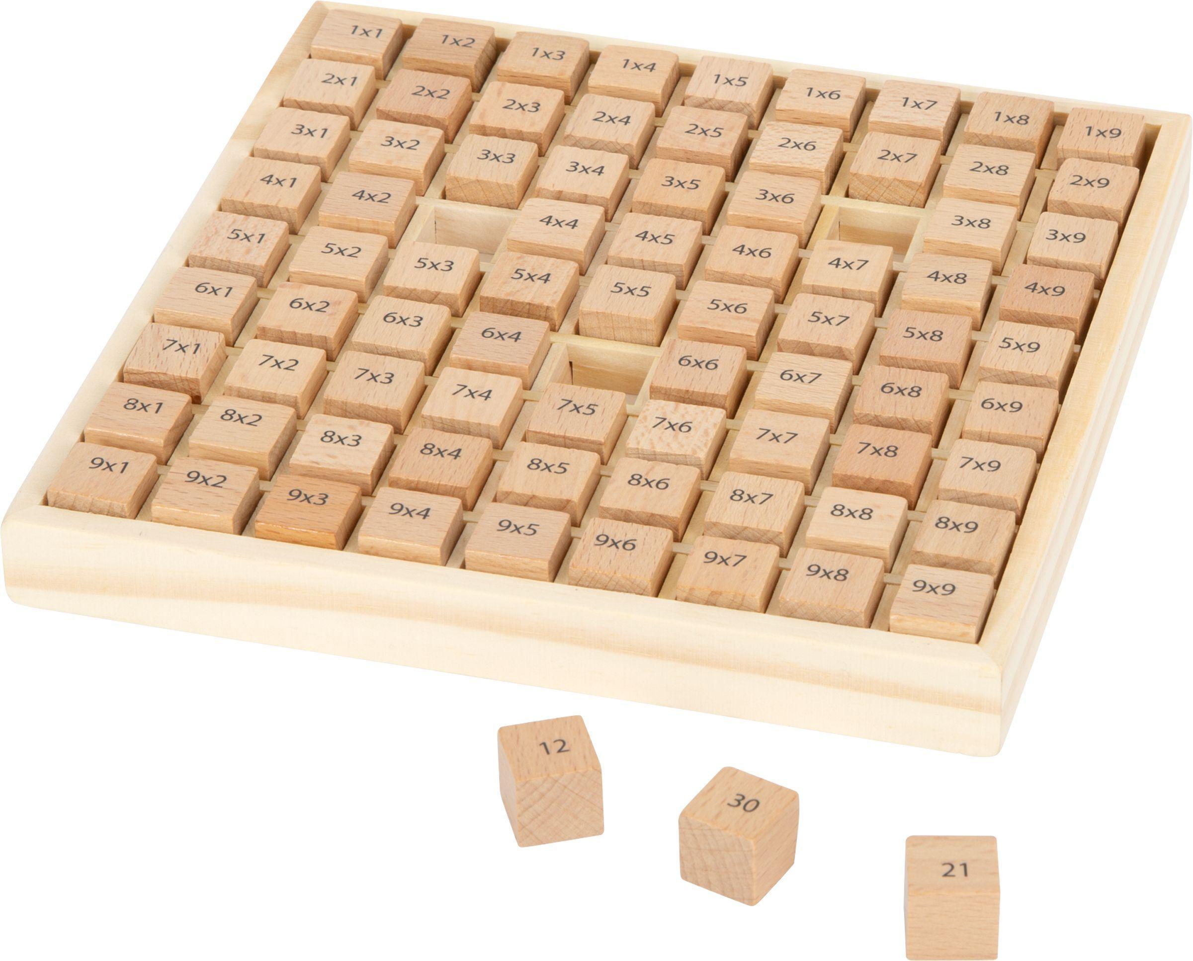 Rechenbrett DAS KLEINE 1x1 aus Holz