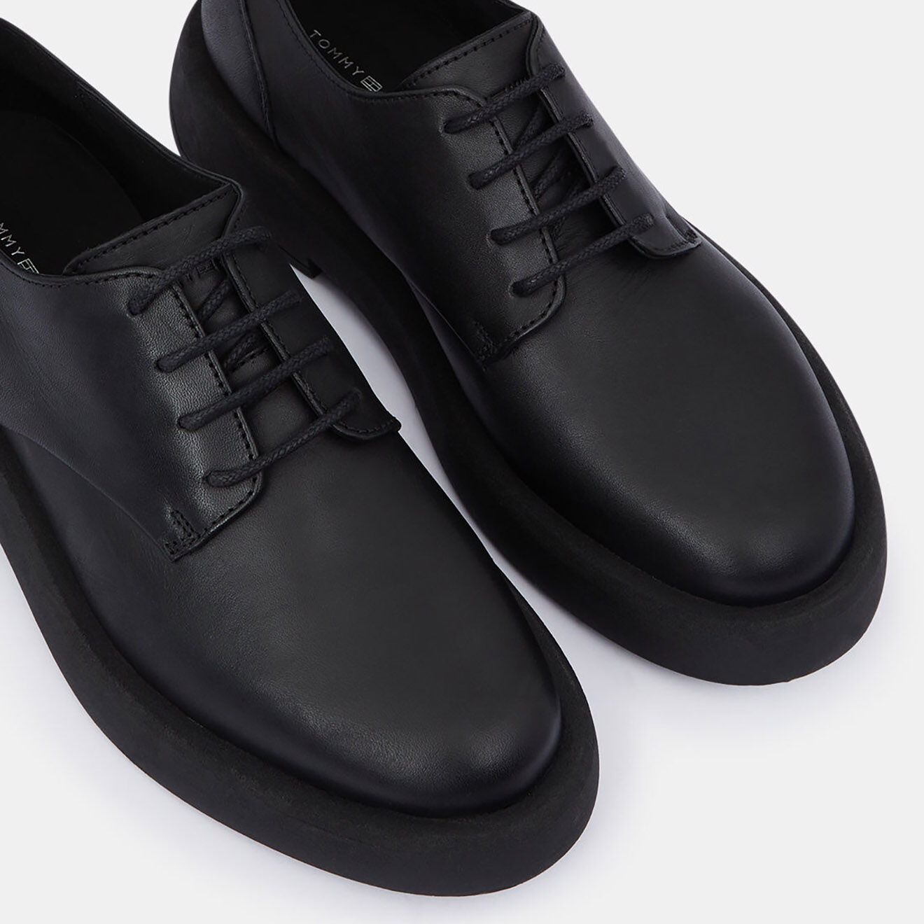 Tommy Hilfiger Derbies en Cuir Chunky noires