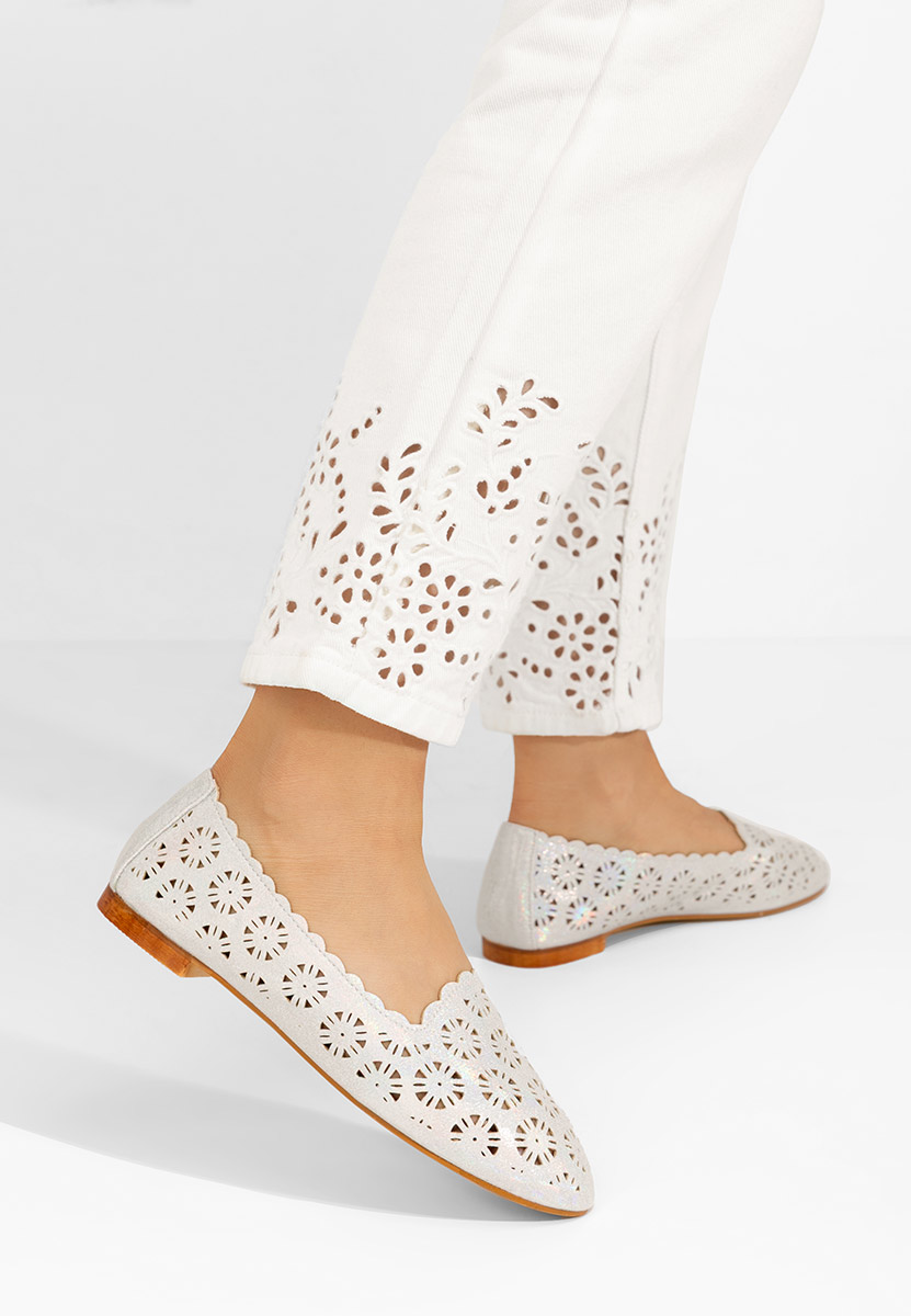 Ballerines femme blancs Joella
