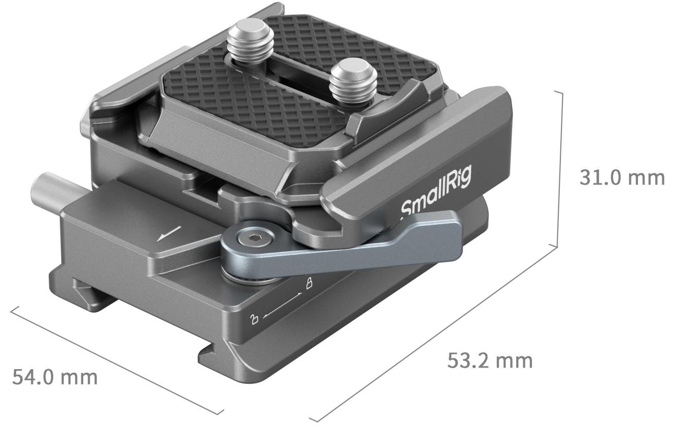 HawkLock H38 Arca-Swiss QR-Platte für DJI-StabilisatorenArca-Swiss-Schnellwechselplatte