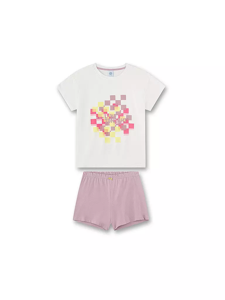 SANETTA Kinder Pyjama 2teilig creme