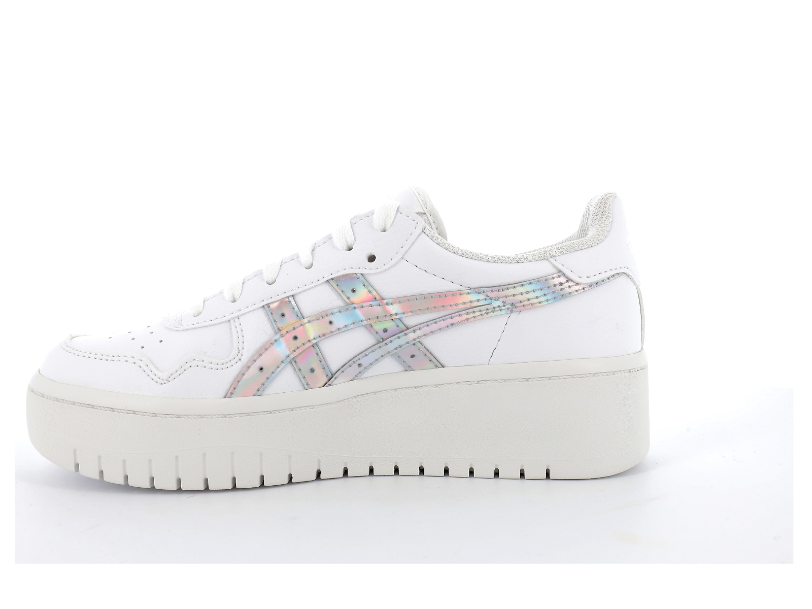 Asics-1202A300 Cuir Blanc