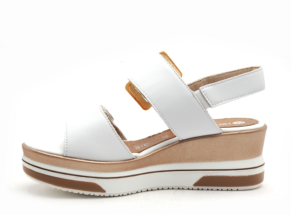 Remonte nu pieds talons femme d1p50 blanc
