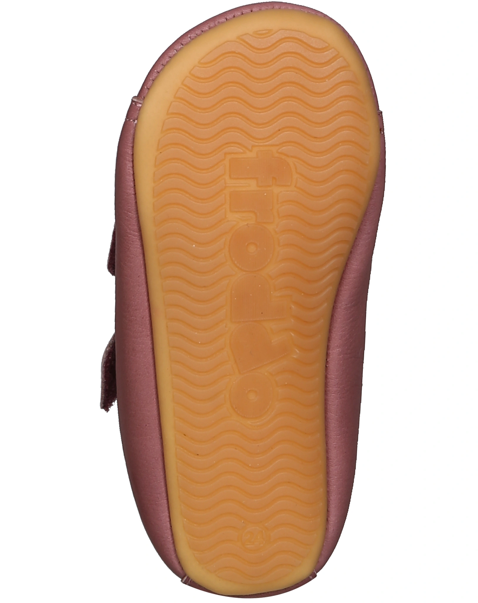 Leder-Krabbelschuhe PIRKO gefüttert in nude