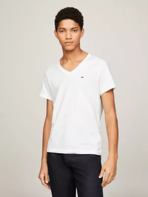 Camiseta com decote em V