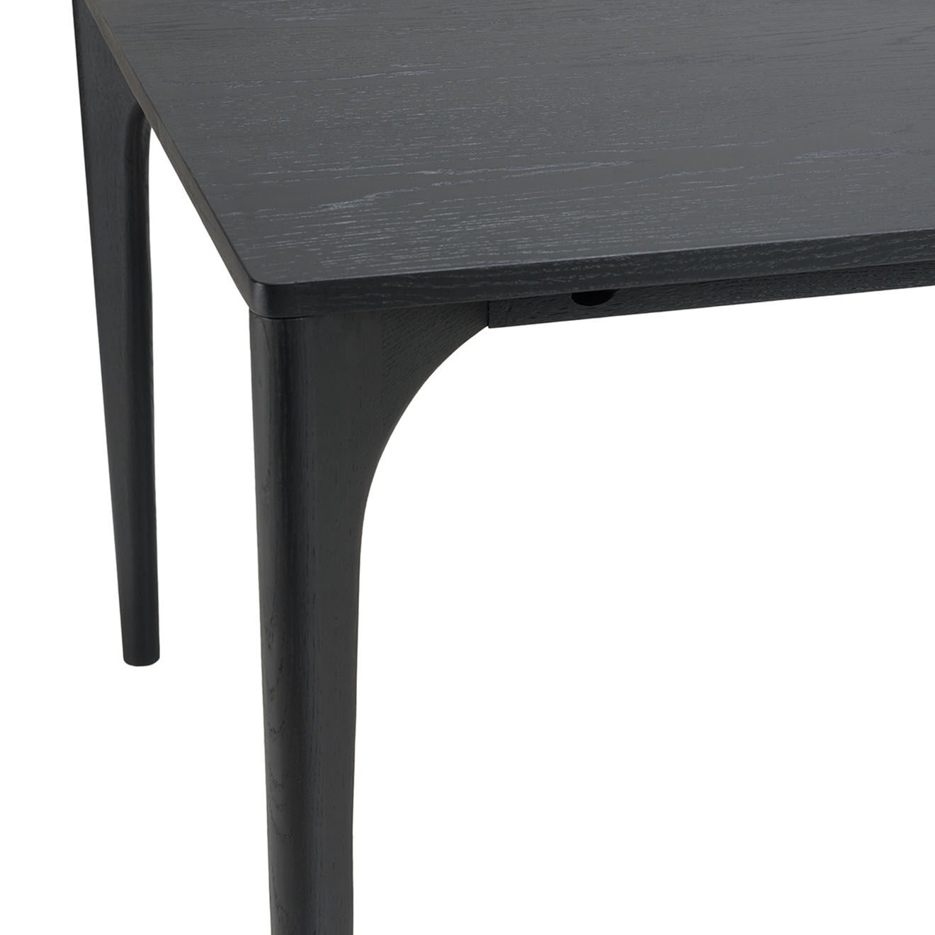 Macabane Table à manger Madison noire - 220x100x76 cm