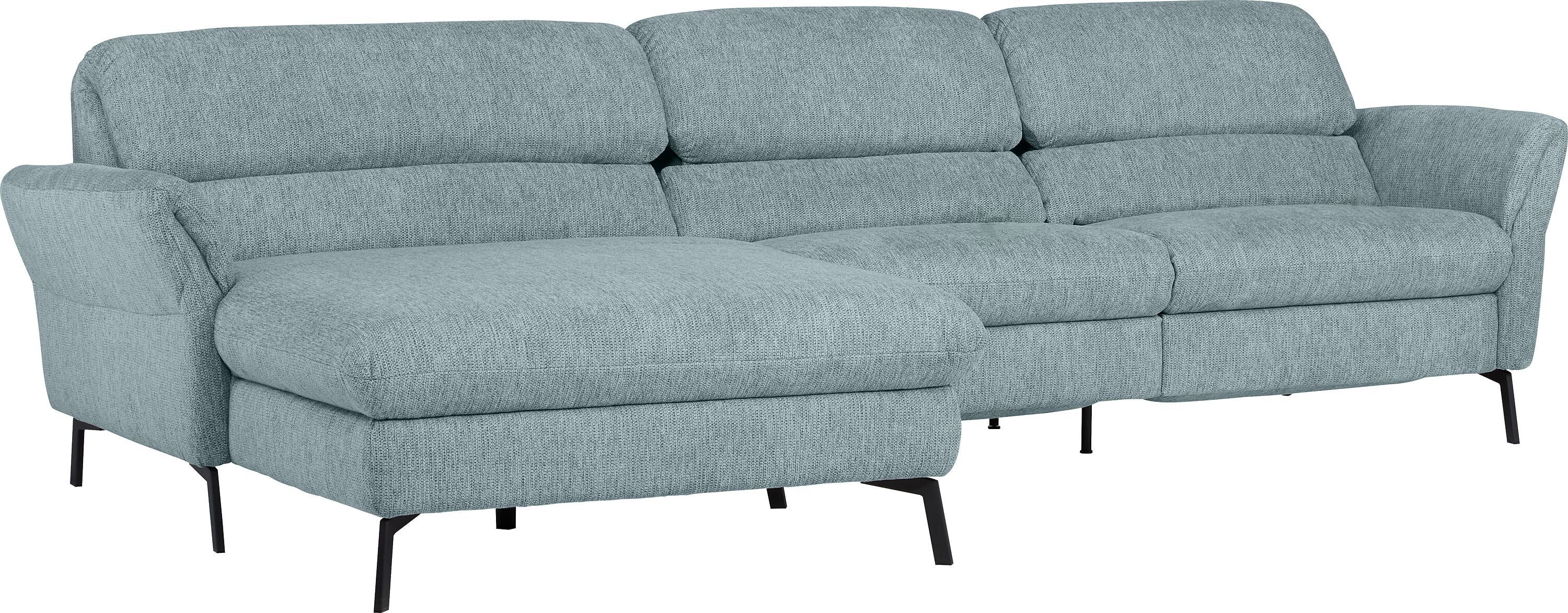 SEBO Ecksofa - Hellblau / B: 284.0 cm x T: 161.0 cm x H: 84.0 cm