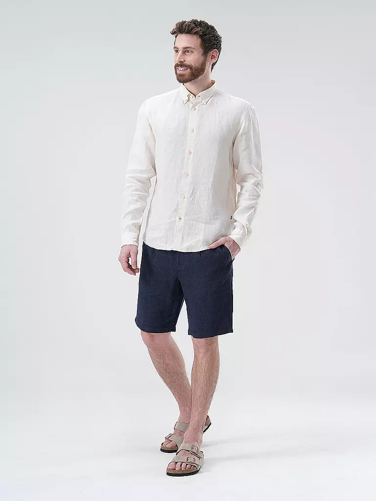 KNOWLEDGE COTTON APPAREL Shorts FIG  blau