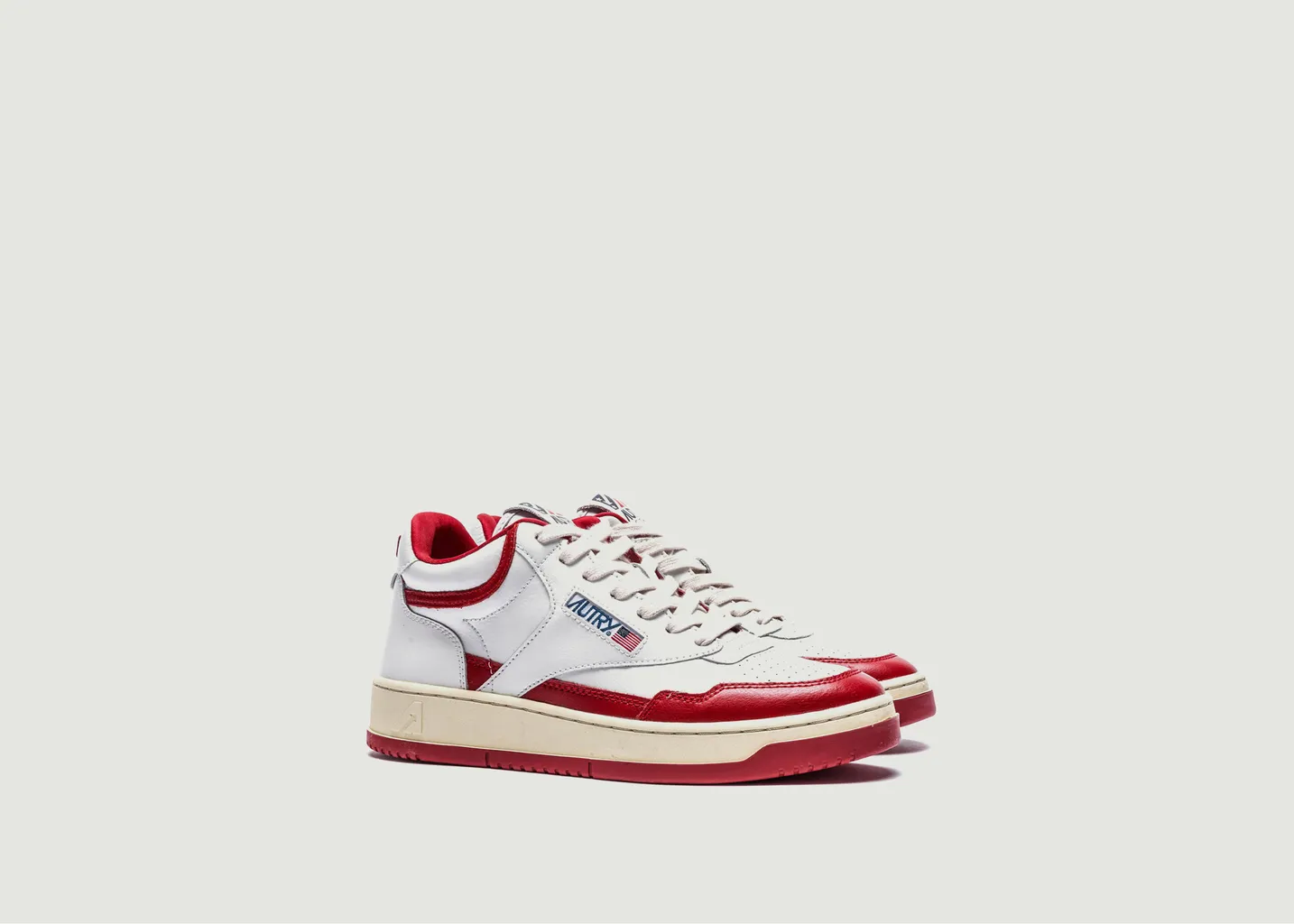 Sneakers Open Mid en cuir AUTRY