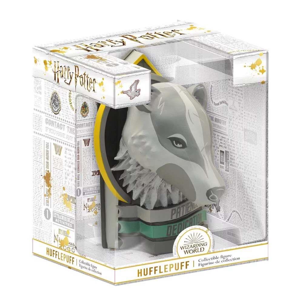 HARRY POTTER - FIGURINE DE COLLECTION BLASON POUFSOUFFLE
