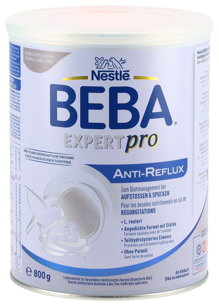 Beba EXPERTpro Anti-Reflux AR<br>800 g, Dose, Pulver zur Herstellung einer Lösung zum Einnehmen