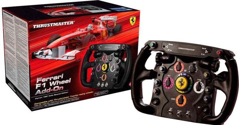 Thrustmaster - Ferrari F1 2011 - Racestuur - Rood - Metaal - Rubber