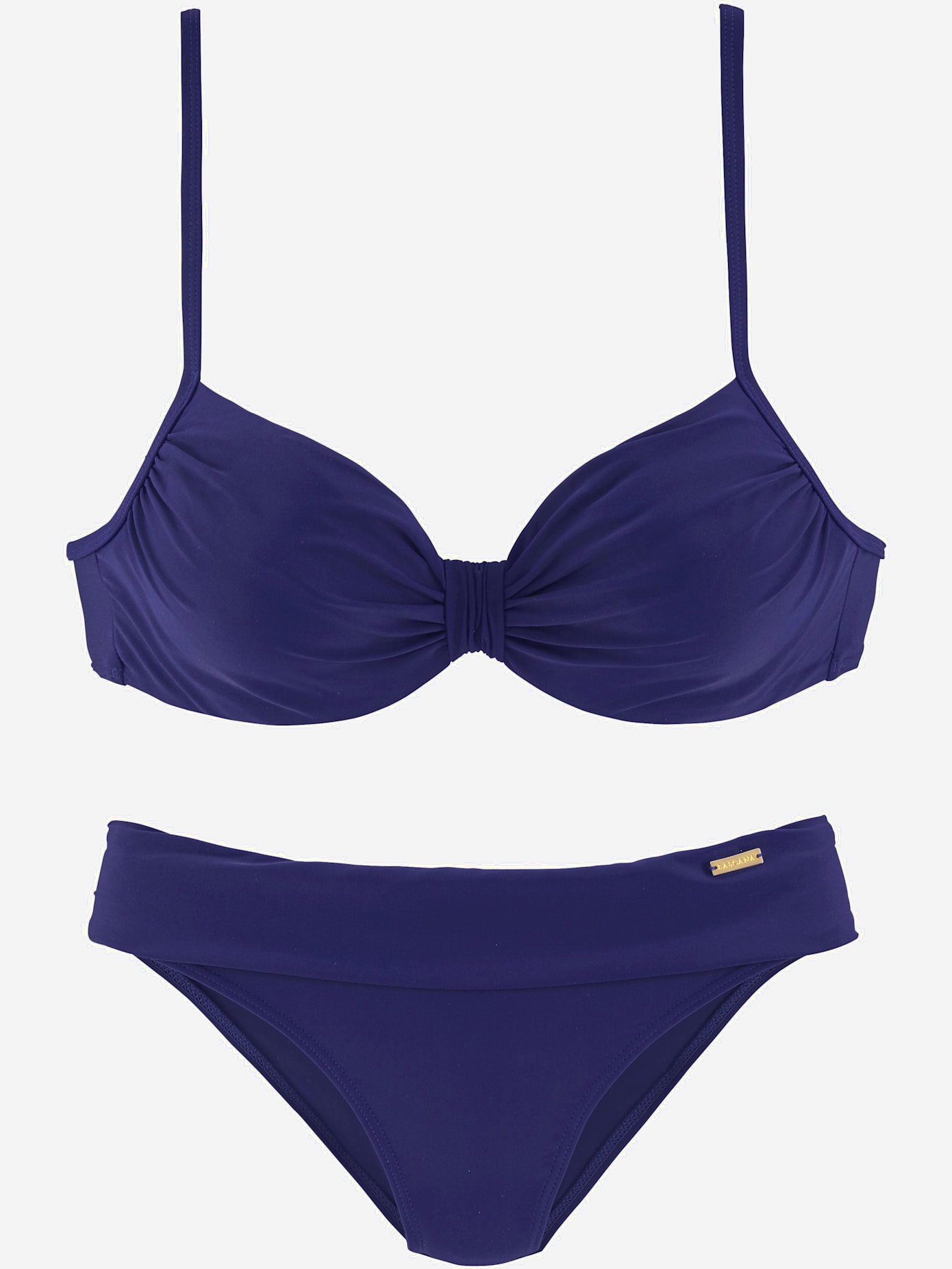 Maillot de bain à armatures coupe élégante, fronces raffinées